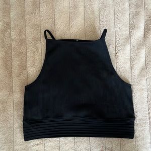 Dynamite ribbed cropped cami - size medium